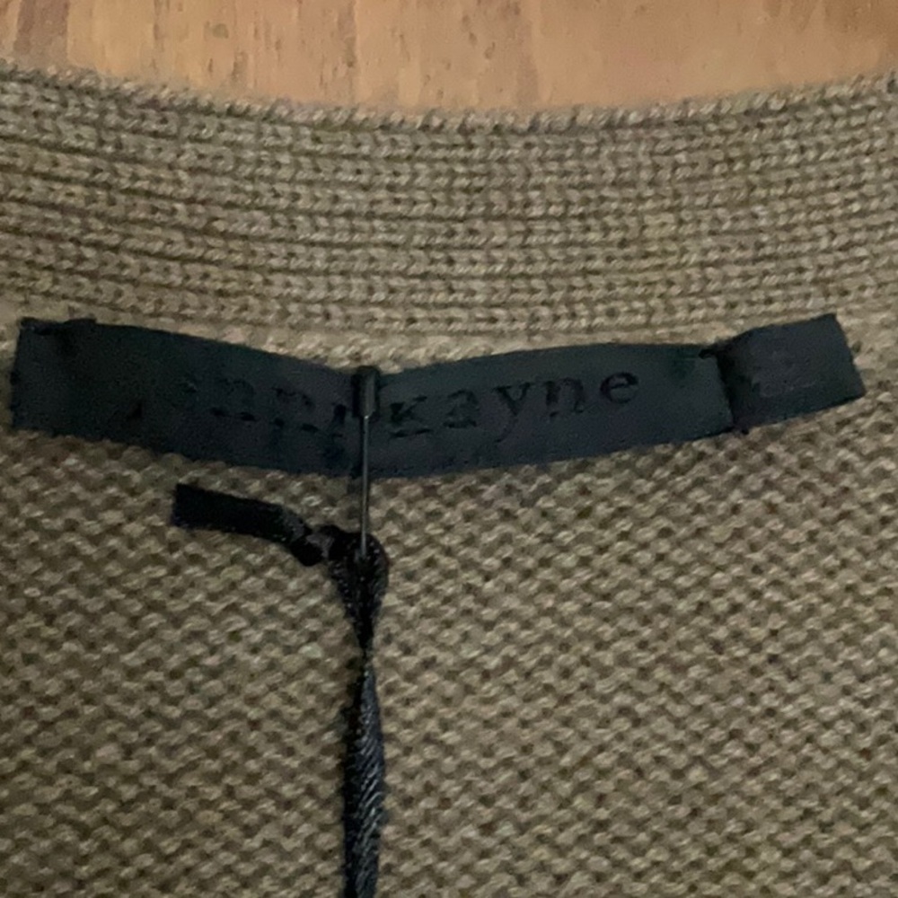 Jenni Kayne Cashmere Colette Cardigan.  Size M. NWT.  Doe. - Picture 5 of 7
